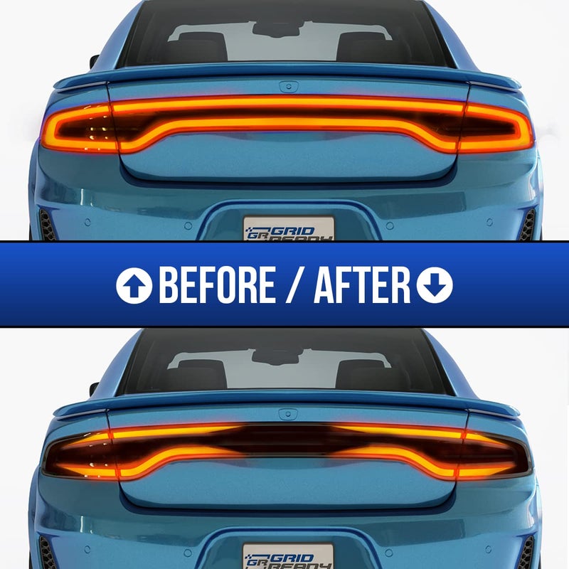 GRIDREADY Tail Light Decal fits 2015-2023 Dodge Charger Accessories. Racetrack Sticker for 2015, 2016, 2017, 2018, 2019, 2020,2021, 2022, 2023 Model taillights Including sxt, rt, SRT, scat Pack etc. - Image 2